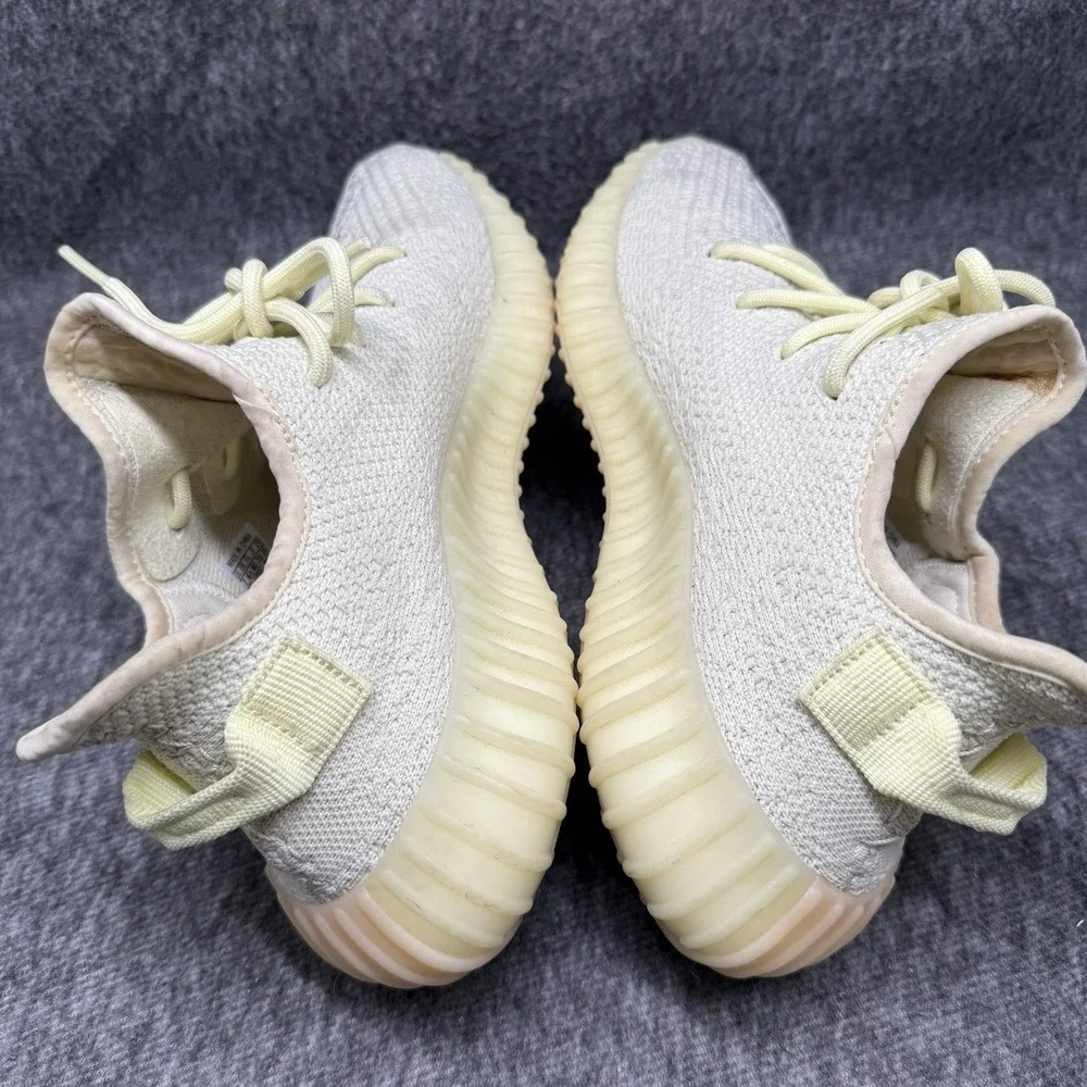 Adidas Yeezy Boost 350 V2 Butter Mens Size 7 Sneakers F36980 Primeknit Gum Sole